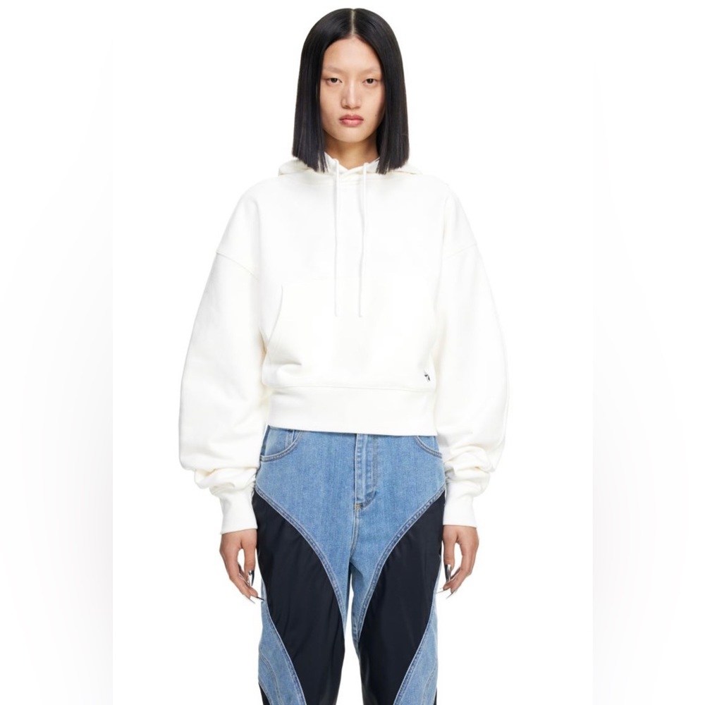 H&M Mugler batwing- sleeve hoodie limited edition , size M, new with tags.